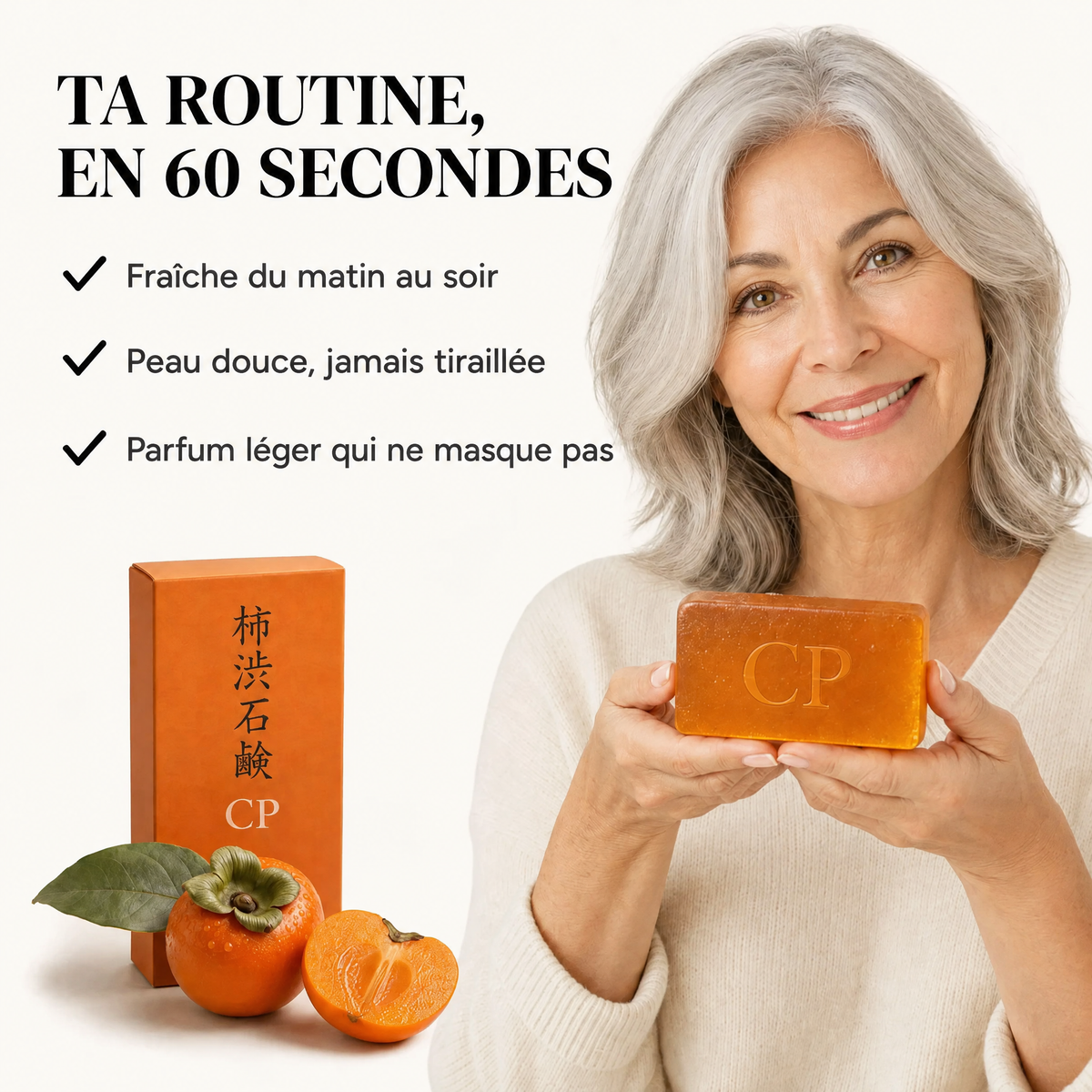 Savon au kaki japonais