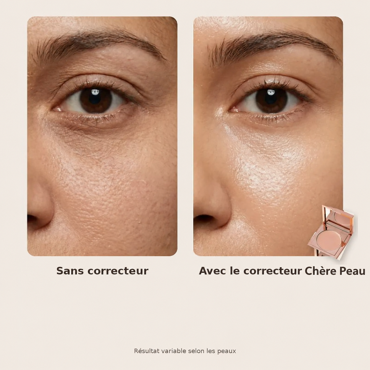 Correcteur crème anti-cernes Chère Peau