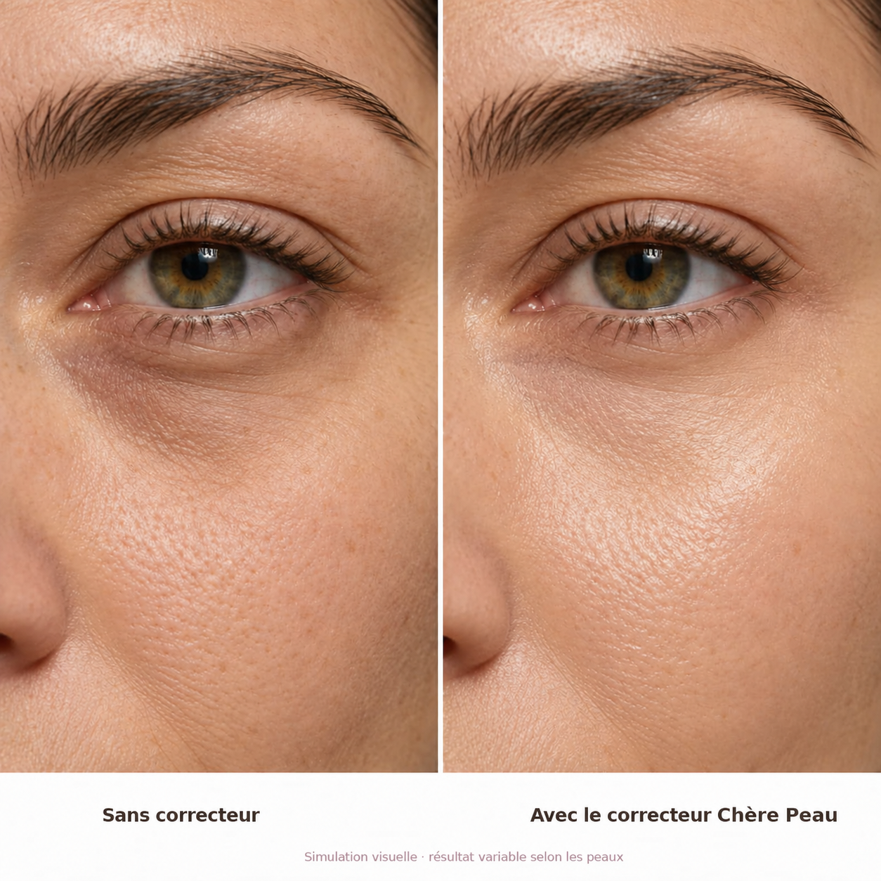 Une texture crème qui se fond dans la peau, sans effet sec.